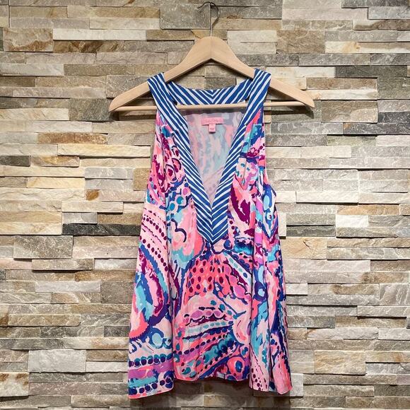 5-PC Resort Capsule | Lilly Pulitzer + Trina Turk, S/M/6, Silk, Woven, $675+ - Picture 5 of 16